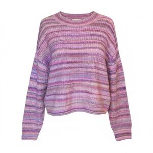 78 & Sunny Pacific Printed Spacedye Sweater Sz XL - NWT